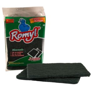 FIBRA VERDE ABRASIVA x2 ROMYL