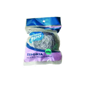 ESPONJA DE ACERO 50 gr MR TRAPO